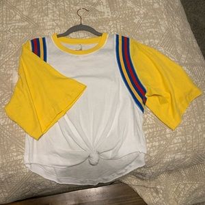 Free People wide sleeve shirt